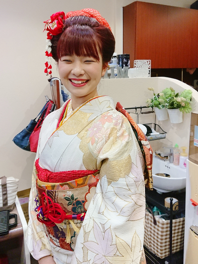 成人式　振袖　着付け＆ヘアーセット